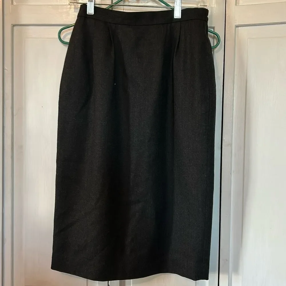 Wool Pencil Skirt - Size 4